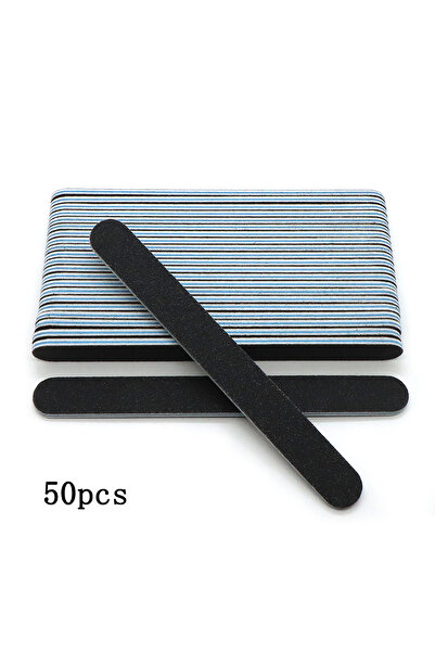 Choice 50 قطعة من ورق الصنفرة الأسود، 8/25/50 قطعة، مبرد أظافر 100/180، كتلة ...