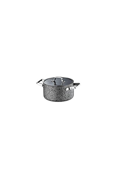 Brioni Stone-Age 6 Parça Çizilmez Yanmaz Yapışmaz İndüksiyonlu Midi Tencere Seti 16 cm,18 cm, 20 cm