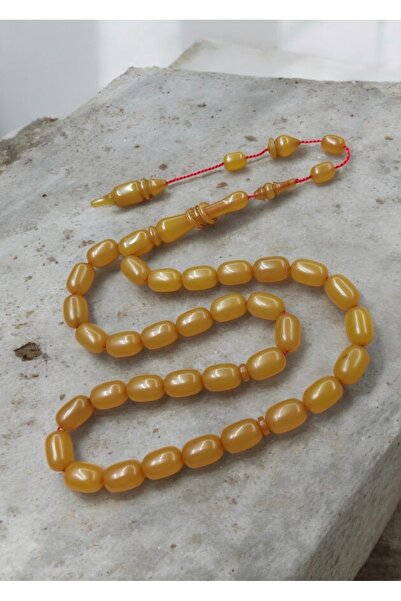 İnan Tesbih Master Craftsmanship Capsule Cut Ring Model Crimped Amber Prayer ...