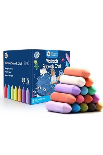 DOMİ Jar Melo | Washable Sidewalk Chalk