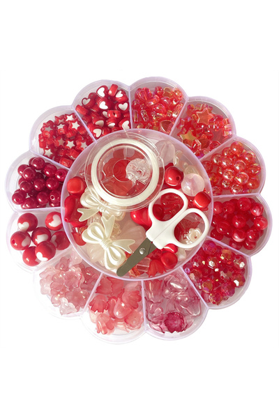 Choice6 MH-13-hong The 13 grid plum blossom plate red series is passionate an...