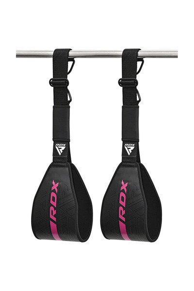 RDX Gym workout belts F6 Kara, Pink, plain