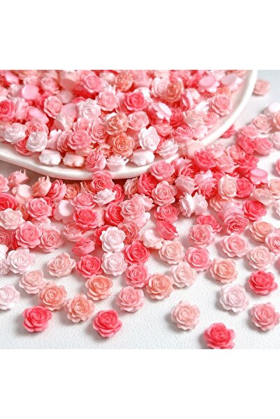 Choice مجموعة متنوعة من 50 قطعة من زينة أظافر الكاميليا ثلاثية الأبعاد الناعم...