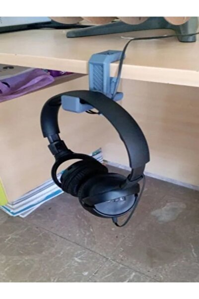 Kariyer حامل سماعات الرأس قابل للتعليق على حافة الطاولة - حامل سماعات الرأس -...