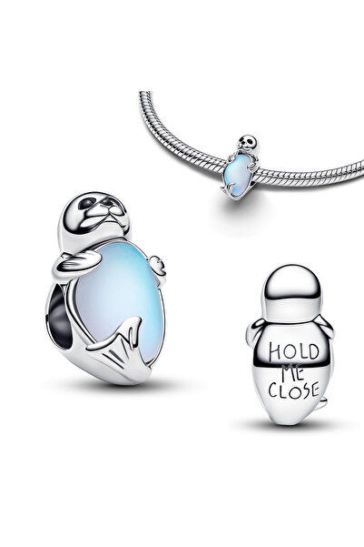 Choice AMC7296 خرزات معدنية فضية عيار 925 على شكل قلب، ختم، مفتاح، فطر، قمر، ...