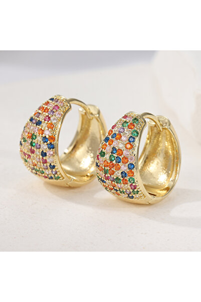 Choice Multicolour T677-1 Exquisite Sparking Waterdrop-shaped Colored Synthet...