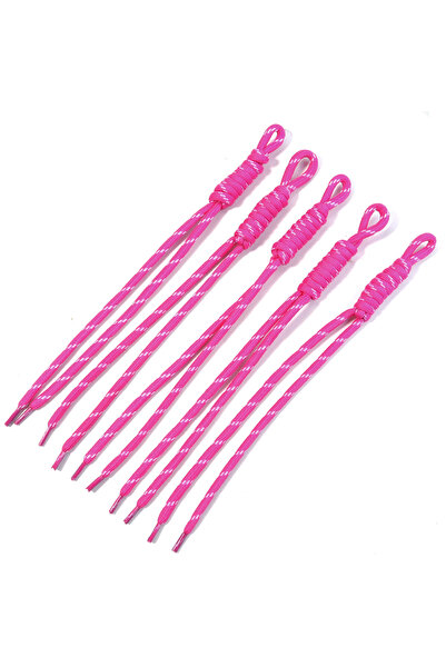 Choice حبل تسلق مصنوع يدويًا من النايلون الملون باللون الوردي الفاتح، 5 قطع/م...