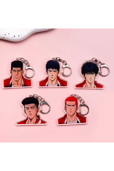 Choice 5 cm 1 5PCS Anime Characters SLAM DUNK Acrylic Car Keychain Accessorie...