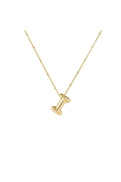 Choice Golden Letter I Stainless Steel Copper Chunky Alphabet Balloon Bubble ...