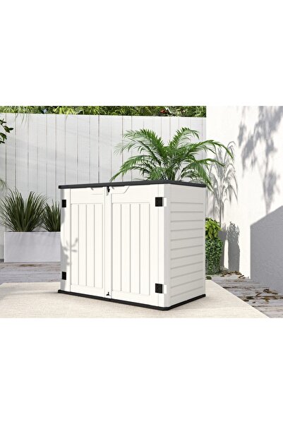 Divona Home C030 HDPE BAHÇE BALKON DEPOLAMA DOLABI 760 LİTRE (G 127,5 x D 74 ...