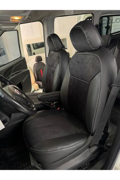 AKINCI غطاء مقعد السيارة من سيفلين باكيت لسيارة فيات دوبلو 2011-2022