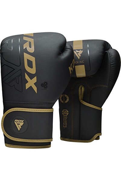 RDX Boxing gloves F6 Matte, gold, 12oz