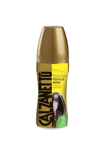 Calzanetto Set 4 x Solutie Lustruire Pantofi Calzanetto, Maro Inchis, 75 ml