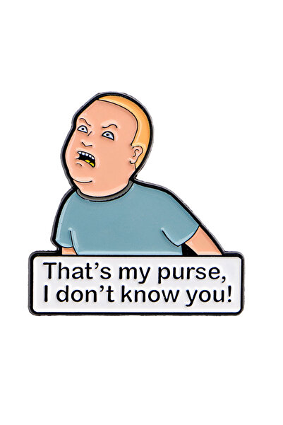 Choice 1 "هذه حقيبتي، لا أعرفك!" بروشات نسائية كرتونية مطلية بالمينا، شارة مع...