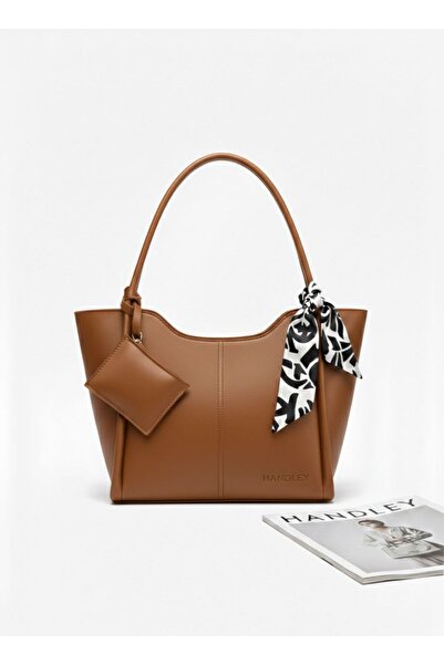 Handley Geantă de mână și de umăr de lux pentru femei, cu eșarfă și portofel,...