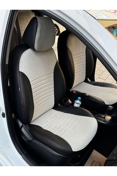 AKINCI غطاء مقعد السيارة لهيونداي أكسنت بلو، موديل ثابت - غطاء مقعد السيارة