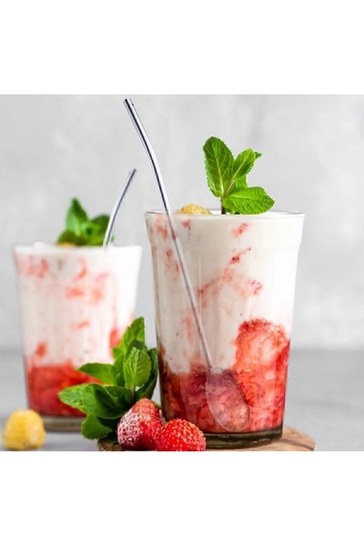 Enfa Kaşıklı Pipet Seti 6 lı Paslanmaz Çelik