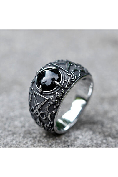 Choice 11 AS Shown 2023 New Updated Design Lucifer Satan Signet Ring For Men ...