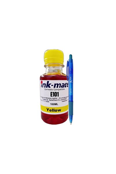 Ink-mate Flacon Refill Cerneala Compatibil EPSON 101, 1x100ml C13T03V44A Yell...