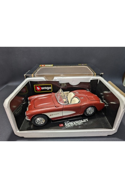 BBURAGO 1:18 scale model, 1957 Corvette