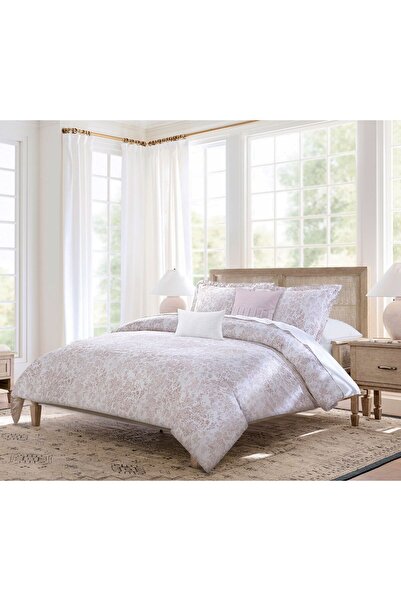 Orange Bed & Bath Sophie Blush | 100% Cotton Double Duvet Cover Set (3 Pieces)