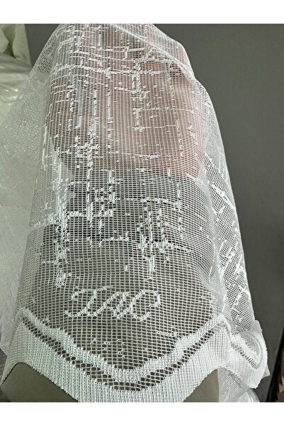 dekoson Lüx Çizgili Tül, Perde, Tüm Odalara Uyumlu Ütü Sevmez, Pırlanta Tül P...