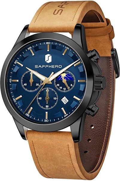 BY BENYAR Mens Watch Waterproof Chronograph Date Watch for Men Quartz Movemen...
