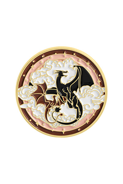 Choice دبوس مينا على شكل كتاب خيالي، مستوحى من الرسوم المتحركة والأنمي، بتصمي...