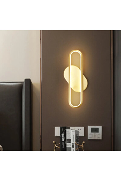 nory Modern Oval Gold LED Wall Lamp