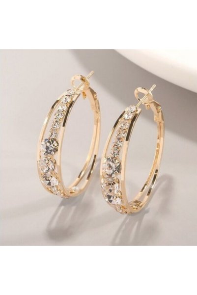 Choice E476-JINSE Exquisite and Fashionable Women's Zircon Earrings, Women's ...