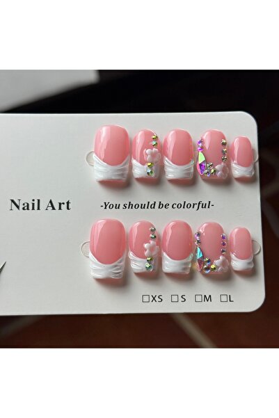 Choice مجموعة من 10 قطع من الزهور الصغيرة ثلاثية الأبعاد المرسومة يدويًا، ذات...