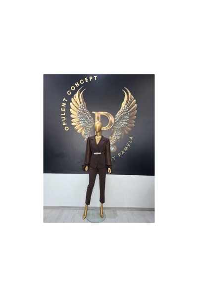 OEM COFFEE CAMILLA BROWN SUIT 1 - BROWN, 46