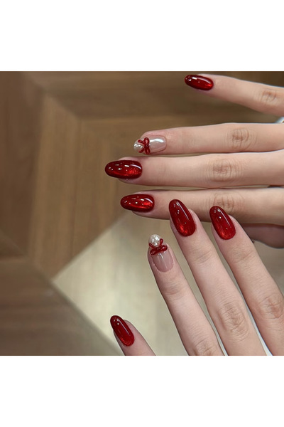 Choice SP296-S ١٠ قطع من درع عين القطة الأحمر المستدير المصنوع يدويًا بتقنية ...