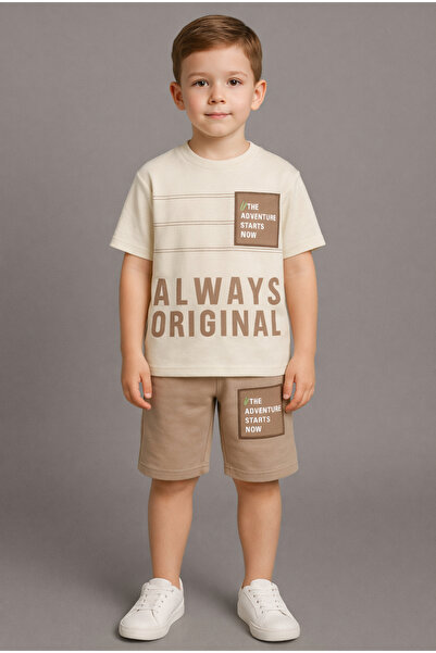 Melodikids Καλοκαιρινό βαμβακερό κοστούμι για αγόρια