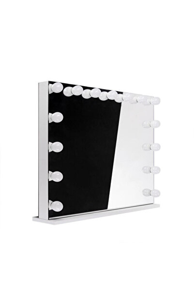 BEAUTY SYSTEM Illuminated makeup mirror, 14 spotlights, 3 lighting modes, USB...