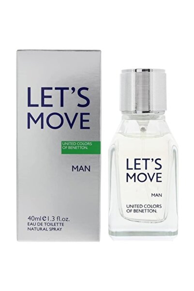 Benetton , Let's Move, Apă de toaletă, Pentru bărbați, 40 ml