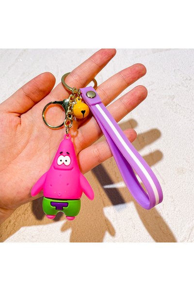 Choice سلسلة مفاتيح سبونج بوب سكوير بانتس الإبداعية اللطيفة على شكل أخطبوط ون...