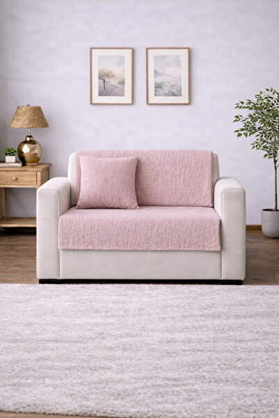 NazeninHome Armchair Cover |   Muslin Sofa Cover 100 X 220 |   2 Storey |   T...