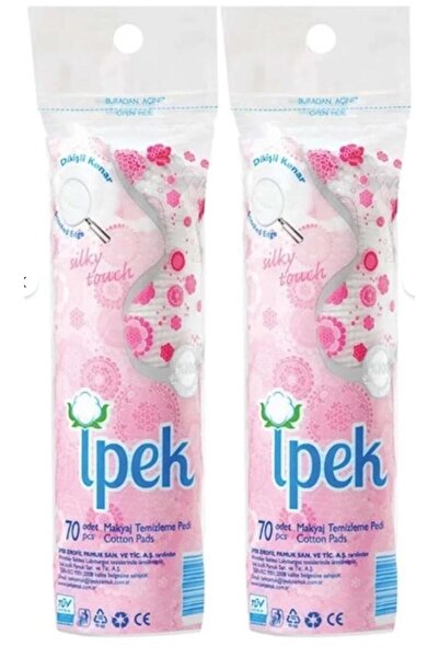 İpek Makyaj Temizleme Pedi 140 Adet (2pk*70)