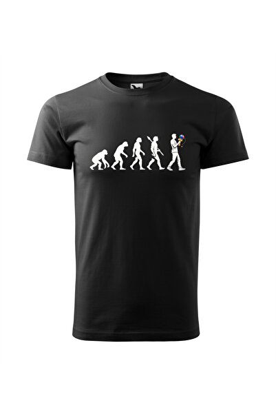 Malfini Custom T-shirt, "Kendama Evolution", Black, Size M