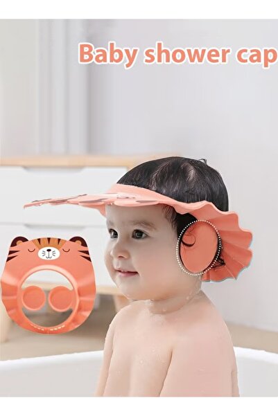 Generic Baby Shower Cap Bath Cap Baby Shower Face Eye and Ear Protector Baby ...