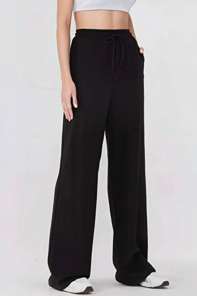 Hiccup بنطال رياضي محبوك بأرجل واسعة وخصر مطاطي