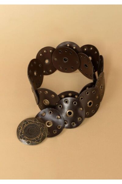 MOODAY Шкіряний ремінь зі скріпленої шкіри