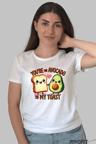 GILDAN Tricou Valentine S Day Cuplu Esti Avocado Pentru Painea Mea Dama