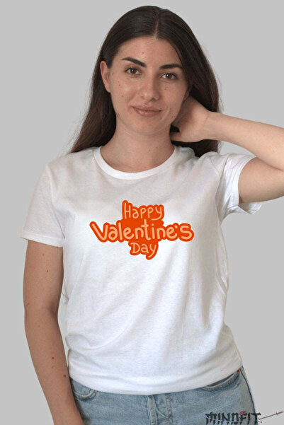 GILDAN Tricou Valentine S Day Happy Valentine S Day Cu Stil Dama