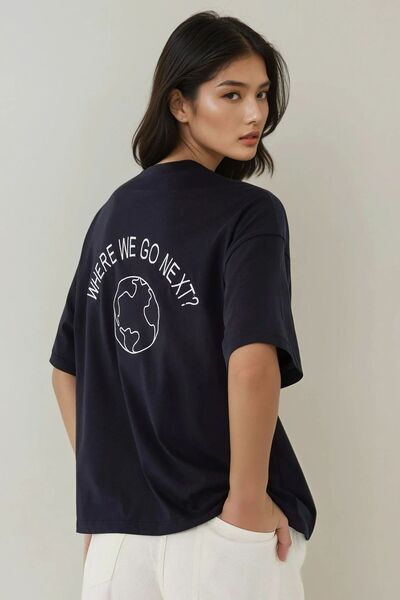 Hiccup Tricou cu imprimeu pe spate