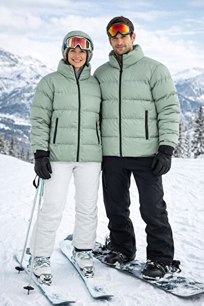 Pantoloncu Ali Unisex Şişme Kayak Montu Su Geçirmez Kışlık