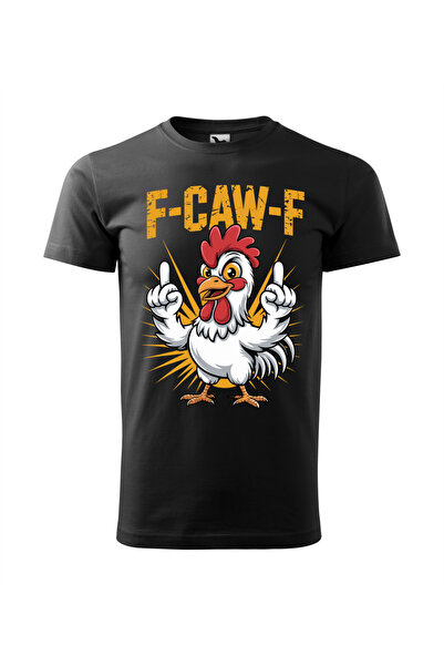 Malfini Tricou personalizat, "F CAW F", Negru, Marime S, Model #2