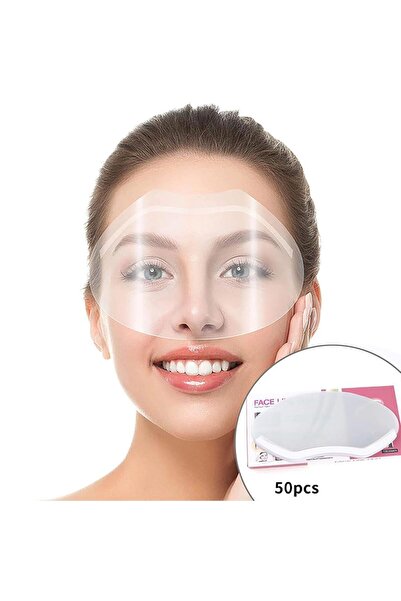 Arabest ٥٠ قطعة من واقيات الوجه للمكياج، أقنعة وجه للاستخدام مرة واحدة لمستلز...