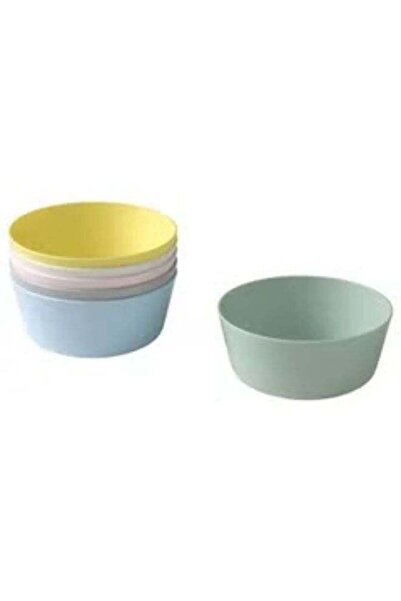 IKEA عبوة كالاس من 6 أوعية بلاستيكية متعددة الألوان